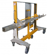 Vierwege-Hochhubwagen in EX-Ausführung mit Rohrgreifer 